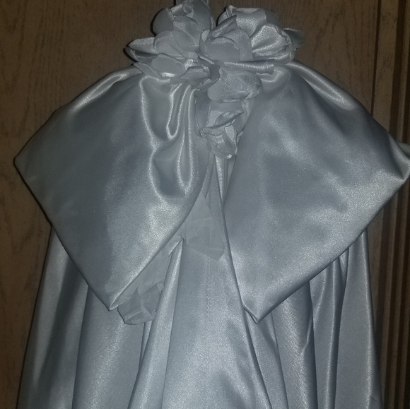 Vintage 80s/90s Wedding Dress with Bussel Train - Picture 12 of 16